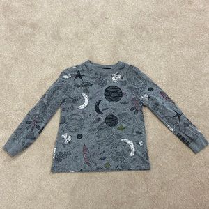 Cat & Jack Space/Astronaut Long Sleeve Shirt